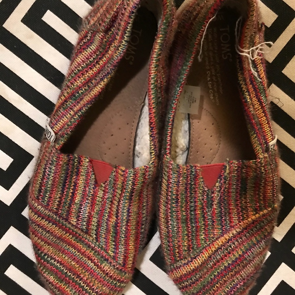 Fleece lined TOMS